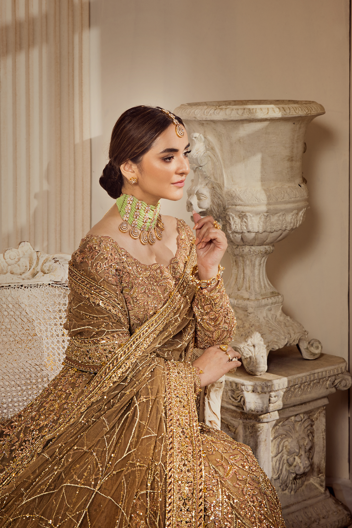 Erum Khan | Iris Bridal Couture 24 | GOLDEN AURA