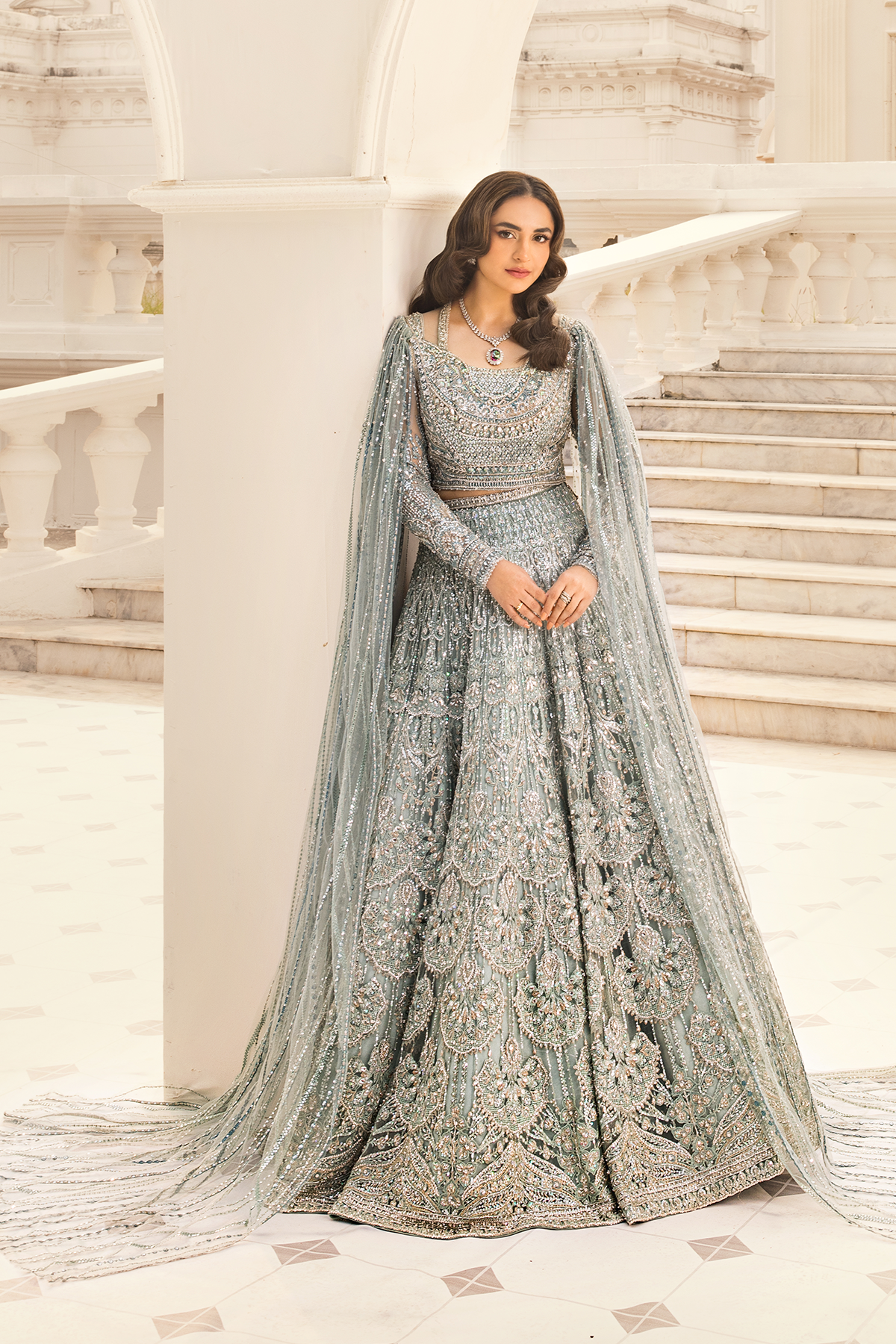 Erum Khan | Iris Bridal Couture 24 | MINTY BREEZE