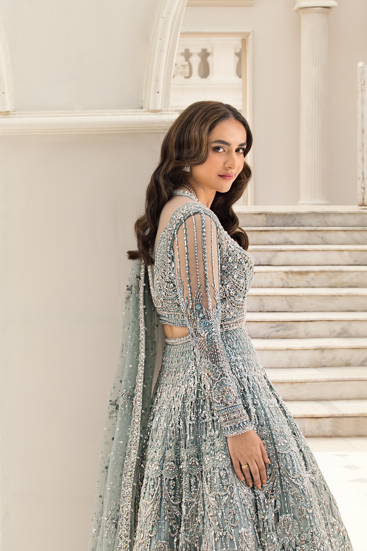 Erum Khan | Iris Bridal Couture 24 | MINTY BREEZE