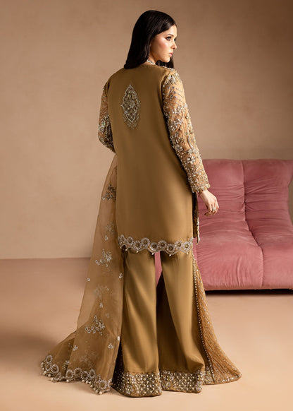 Lamhay by Maria Osama Khan Embroidered Organza 3Pc Suit - Sabahat