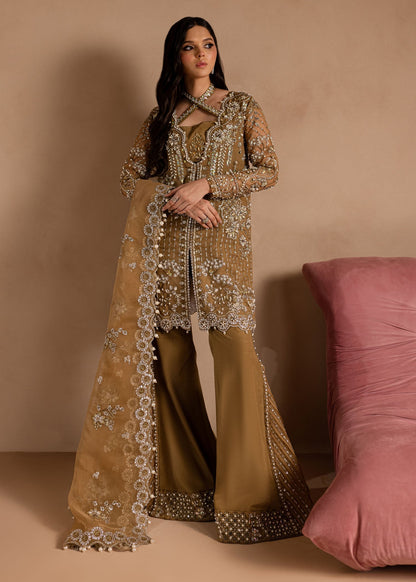 Lamhay by Maria Osama Khan Embroidered Organza 3Pc Suit - Sabahat