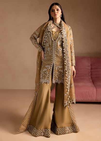 Lamhay by Maria Osama Khan Embroidered Organza 3Pc Suit - Sabahat