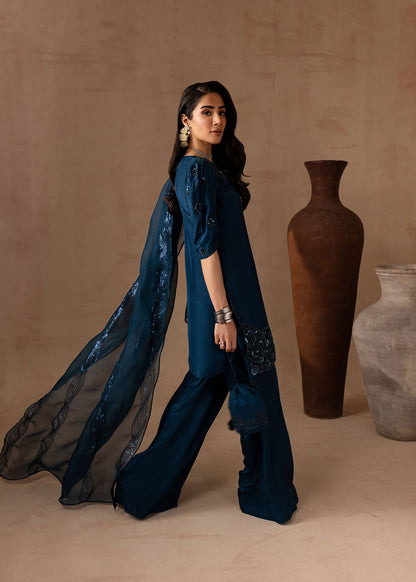 Maria Osama Khan | Noir Bliss Luxury Formals | Royal Sapphire