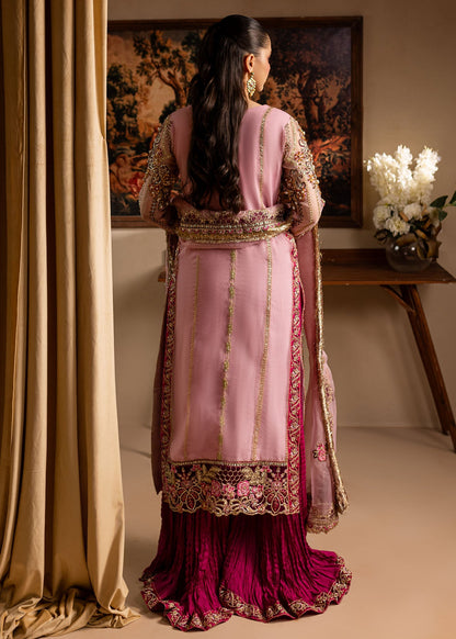 Lamhay by Maria Osama Khan Embroidered Organza 3Pc Suit - Zarmina