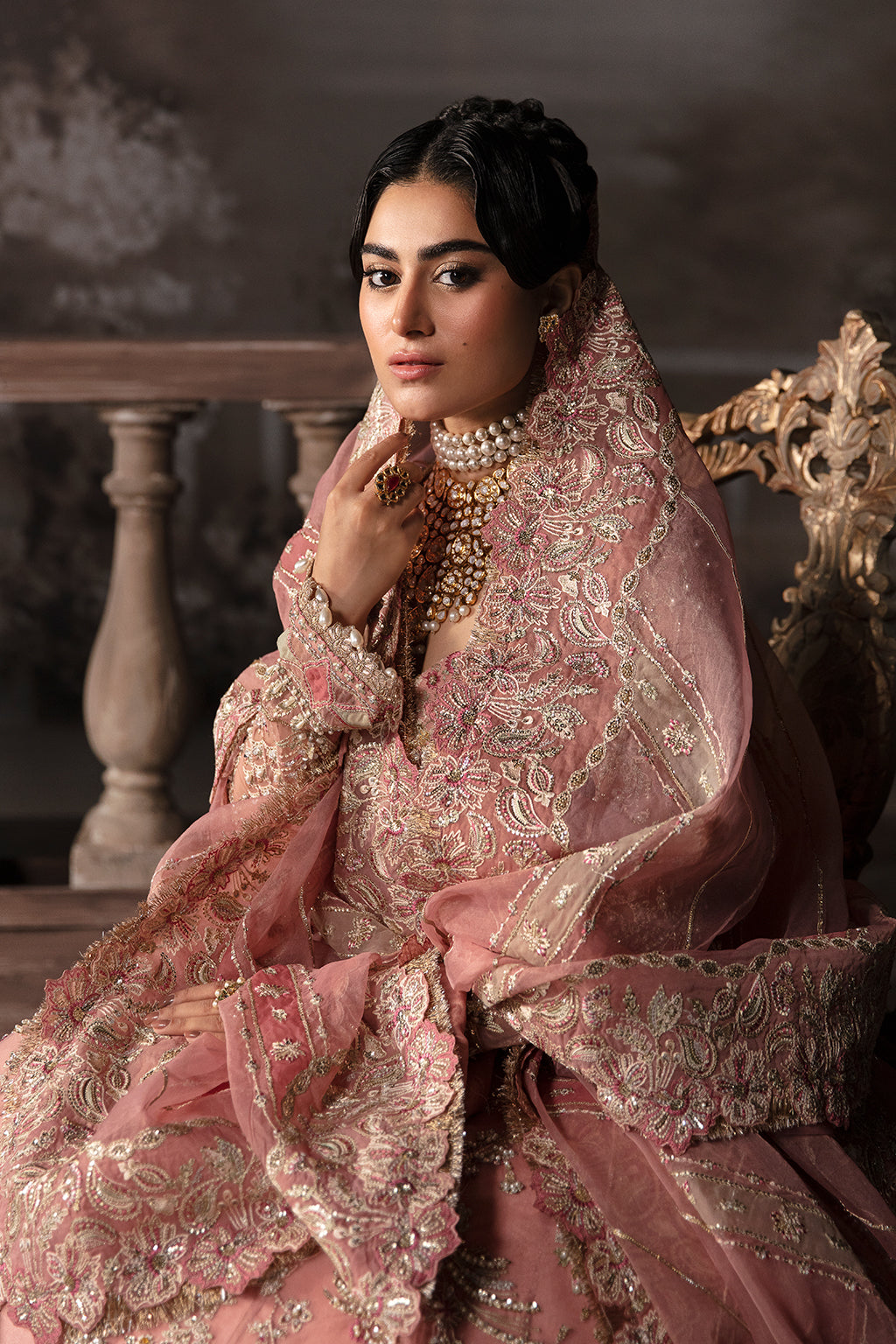 Afrozeh-The Brides Wedding Formal 3Pc Suit AFB-V1-06 Victoria - Riwayat-e-khas