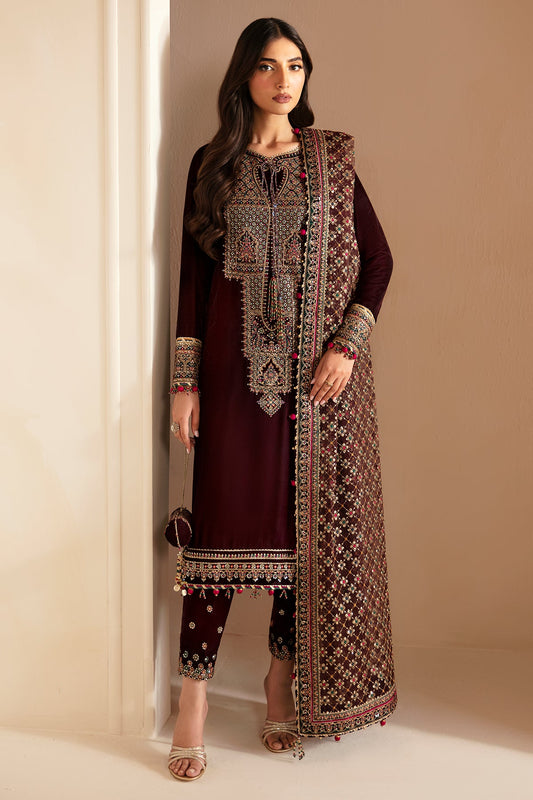 JAZMIN__Embroidered Velvet Formal VF-2022