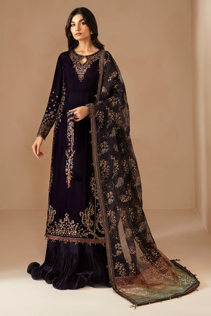 JAZMIN__Embroidered Velvet Formal VF-2027