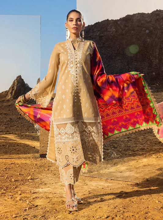 Zainab Chottani Embroidered Chikankari Lawn 3Pc Suit ZC-02A