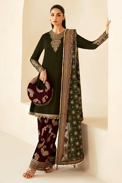 JAZMIN__Embroidered Velvet Formal VF-2029