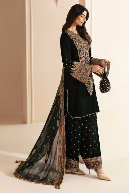 JAZMIN__Embroidered Velvet Formal VF-2025