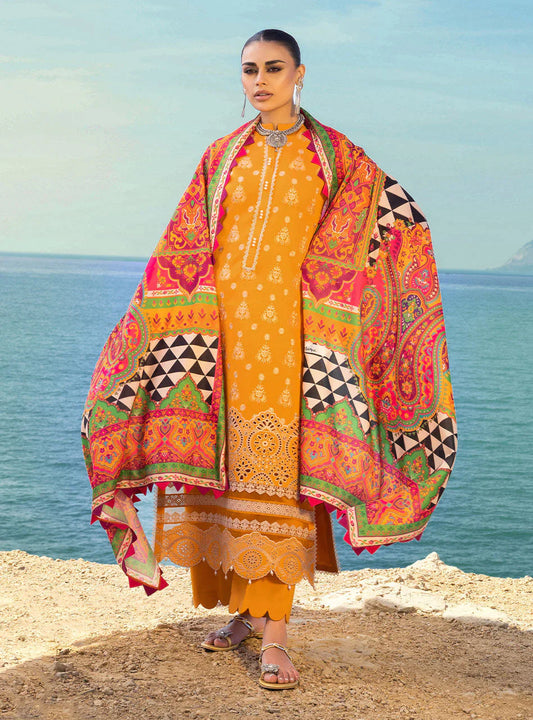 Zainab Chottani Embroidered Chikankari Lawn 3Pc Suit ZC-03A