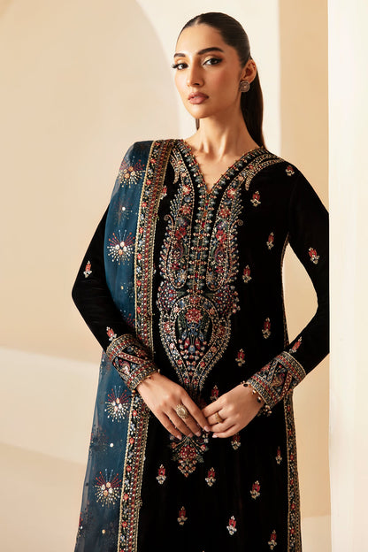 JAZMIN__Embroidered Velvet Formal VF-2028