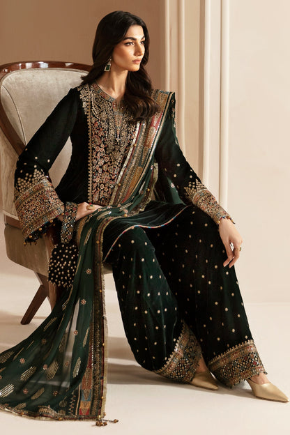 JAZMIN__Embroidered Velvet Formal VF-2025