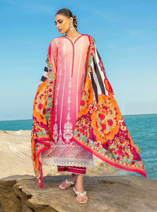 Zainab Chottani Embroidered Chikankari Lawn 3Pc Suit ZC-06A
