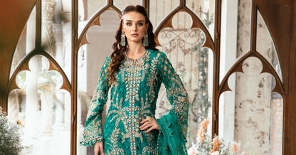 3 Piece Embroidered Suit | BD-2806