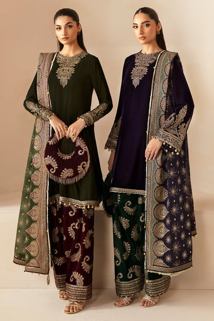 JAZMIN__Embroidered Velvet Formal VF-2029