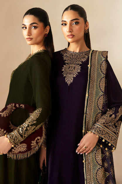 JAZMIN__Embroidered Velvet Formal VF-2030