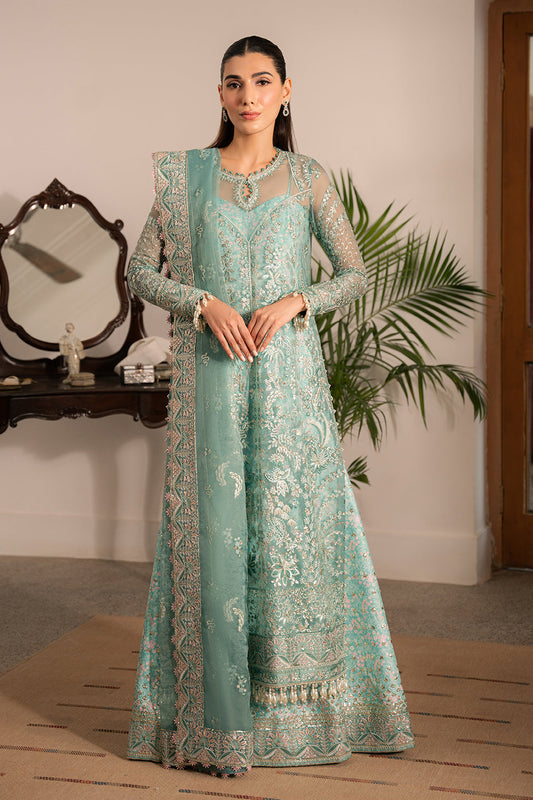 Solene by Ayzel Embroidered Organza 3Pc Suit D-01 ADELA