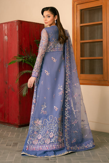 Solene by Ayzel Embroidered Organza 3Pc Suit D-03 GISELLE