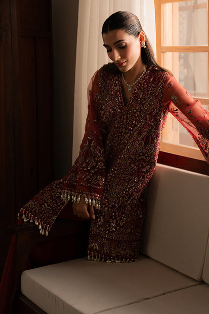 Solene by Ayzel Embroidered Organza 3Pc Suit D-09 ADVA