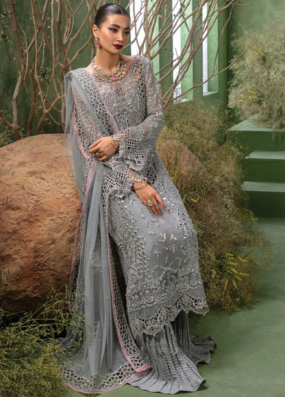 Rang Rasiya Chatoyer Embroidered Chiffon 3Pc Suit D-02 Deena