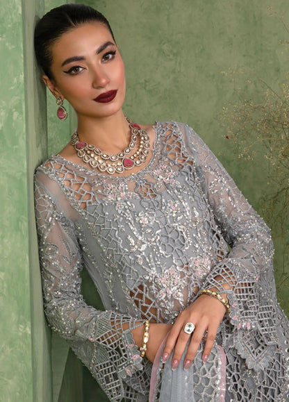 Rang Rasiya Chatoyer Embroidered Chiffon 3Pc Suit D-02 Deena