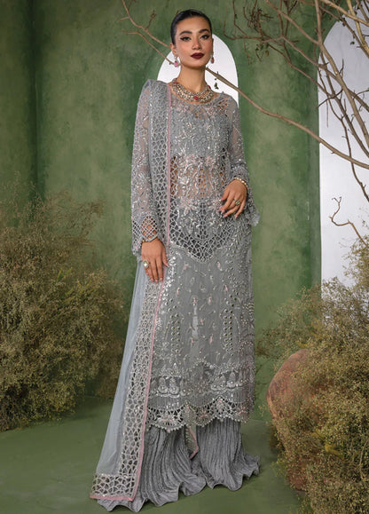 Rang Rasiya Chatoyer Embroidered Chiffon 3Pc Suit D-02 Deena