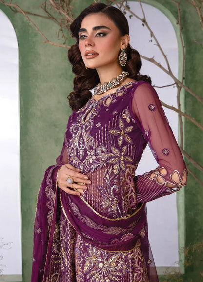 Rang Rasiya Chatoyer Embroidered Chiffon 3Pc Suit D-05 Nareman