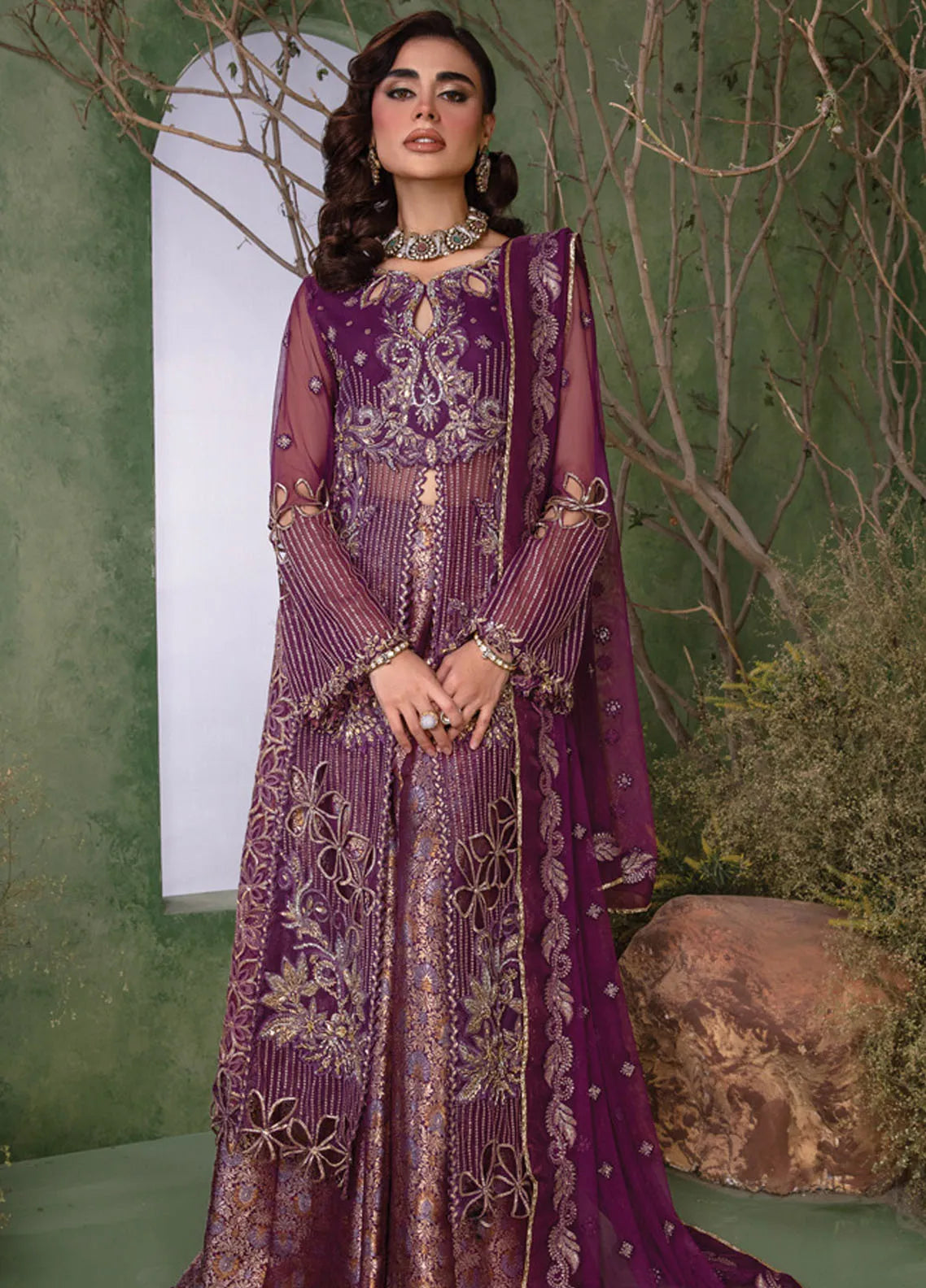 Rang Rasiya Chatoyer Embroidered Chiffon 3Pc Suit D-05 Nareman