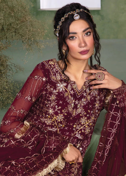 Rang Rasiya Chatoyer Embroidered Chiffon 3Pc Suit D-06 Leyla