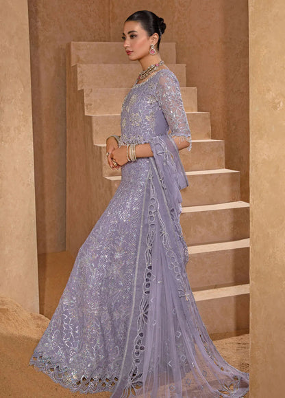 Rang Rasiya Chatoyer Embroidered Chiffon 3Pc Suit D-08 Jehan