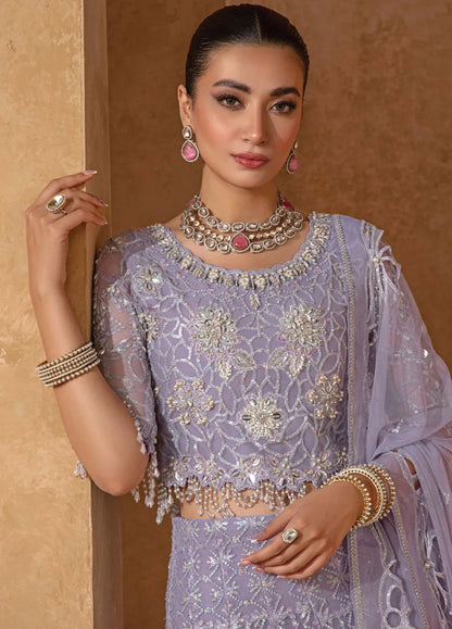 Rang Rasiya Chatoyer Embroidered Chiffon 3Pc Suit D-08 Jehan