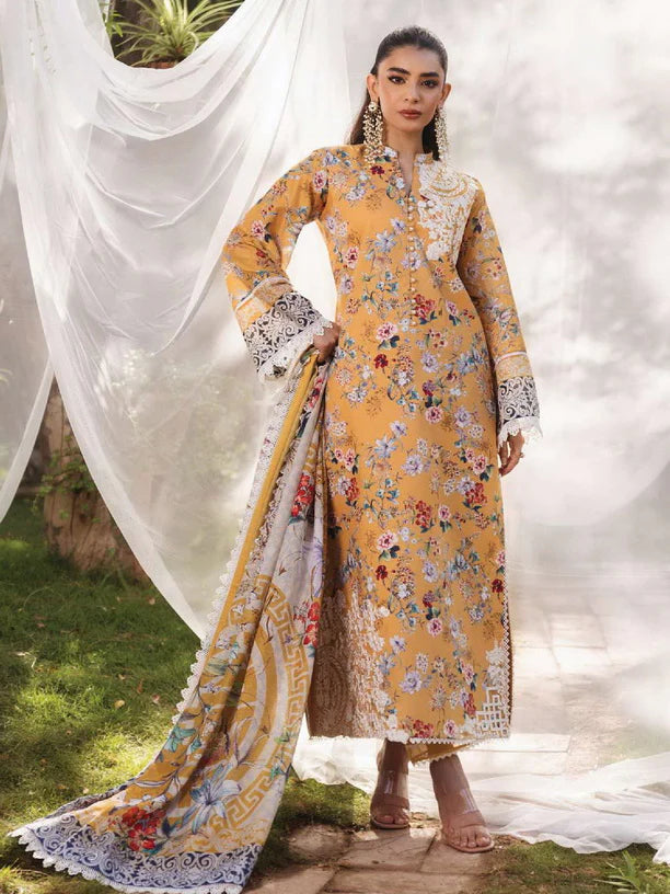 Tahra by Zainab Chottani Embroidered Lawn 3Pc Suit D-02A BEEHA