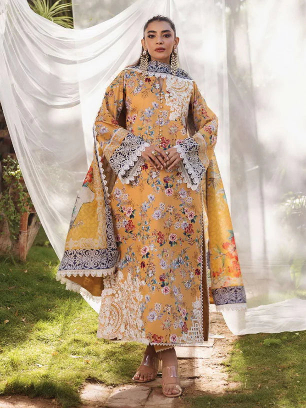 Tahra by Zainab Chottani Embroidered Lawn 3Pc Suit D-02A BEEHA