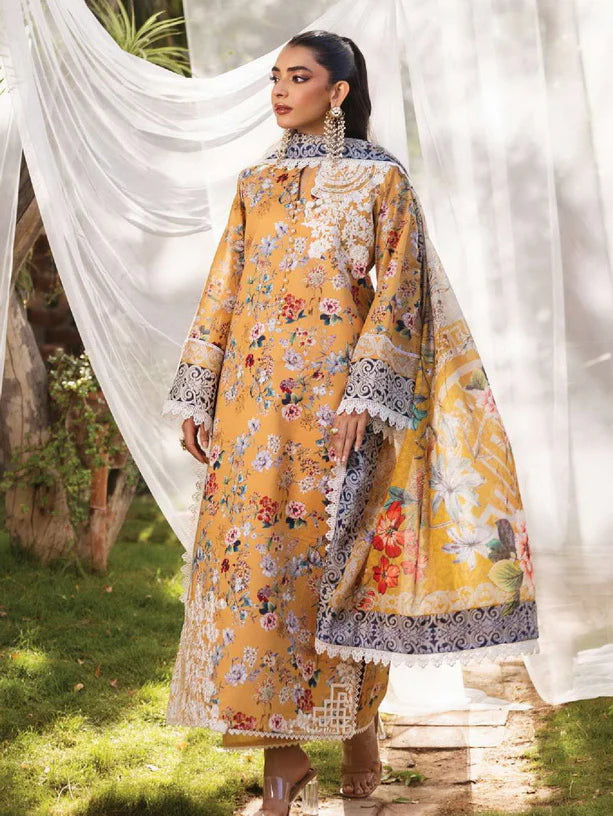 Tahra by Zainab Chottani Embroidered Lawn 3Pc Suit D-02A BEEHA