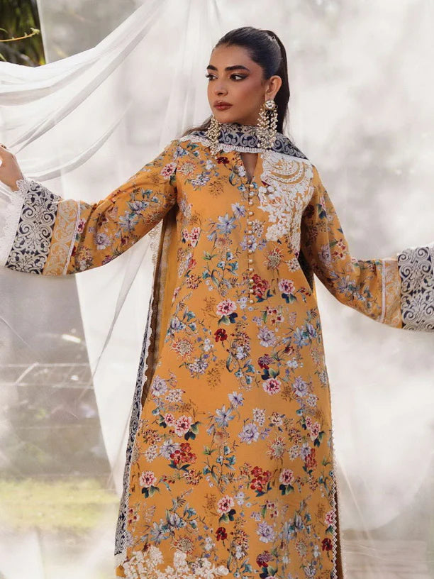 Tahra by Zainab Chottani Embroidered Lawn 3Pc Suit D-02A BEEHA