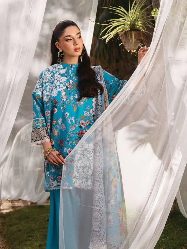 Tahra by Zainab Chottani Embroidered Lawn 3Pc Suit D-02B BEEHA