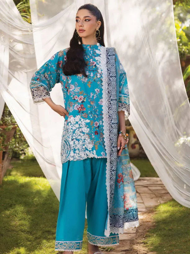 Tahra by Zainab Chottani Embroidered Lawn 3Pc Suit D-02B BEEHA