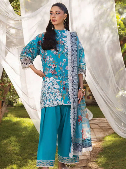 Tahra by Zainab Chottani Embroidered Lawn 3Pc Suit D-02B BEEHA