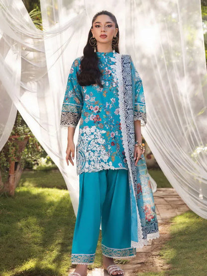 Tahra by Zainab Chottani Embroidered Lawn 3Pc Suit D-02B BEEHA