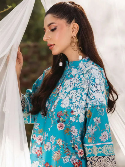 Tahra by Zainab Chottani Embroidered Lawn 3Pc Suit D-02B BEEHA