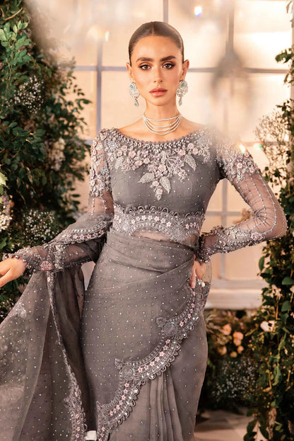 MARIA B__3 Piece Embroidered Organza Suit | BD-2902