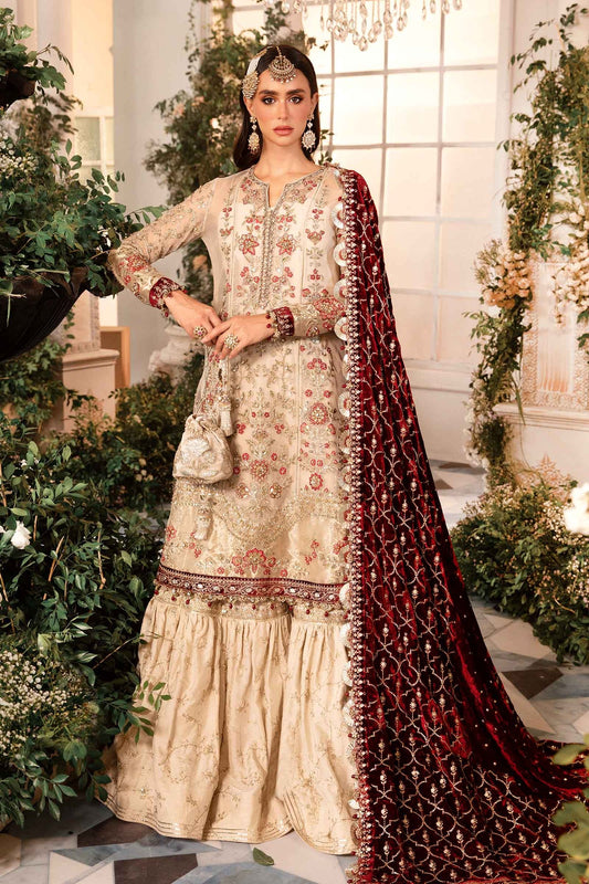 MARIA B__3 Piece Embroidered Organza Suit | BD-2905