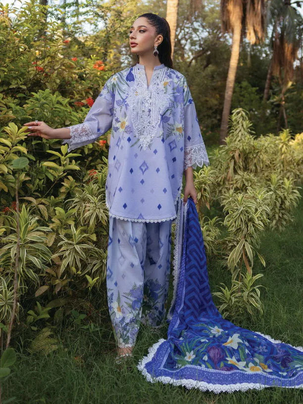 Tahra by Zainab Chottani Embroidered Lawn 3Pc Suit D-06A RAHA