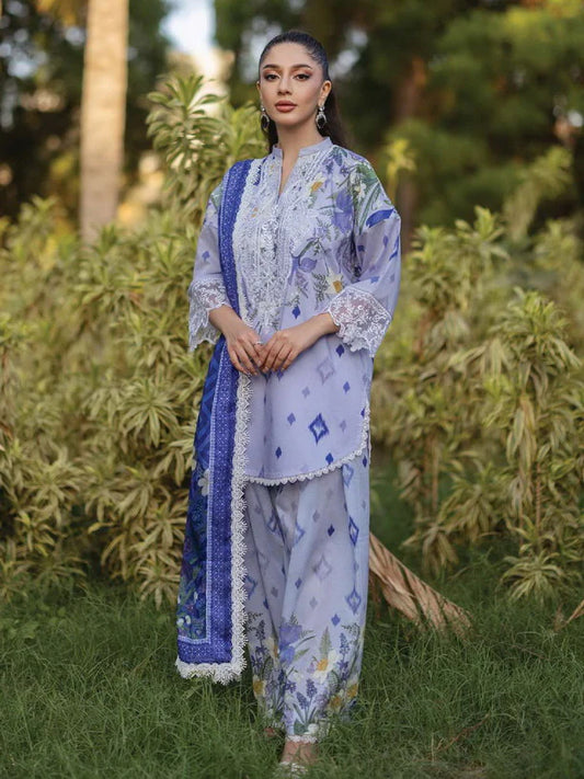 Tahra by Zainab Chottani Embroidered Lawn 3Pc Suit D-06A RAHA