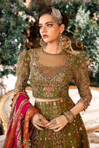 MARIA B__3 Piece Embroidered Organza Suit | BD-2906