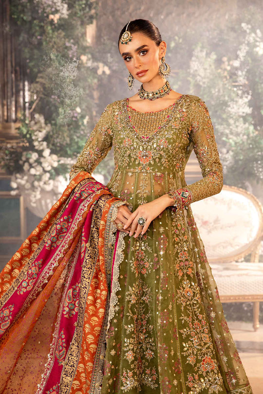 MARIA B__3 Piece Embroidered Organza Suit | BD-2906