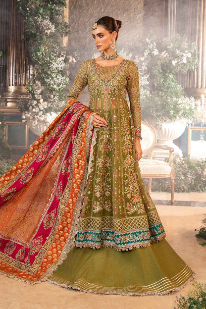 MARIA B__3 Piece Embroidered Organza Suit | BD-2906