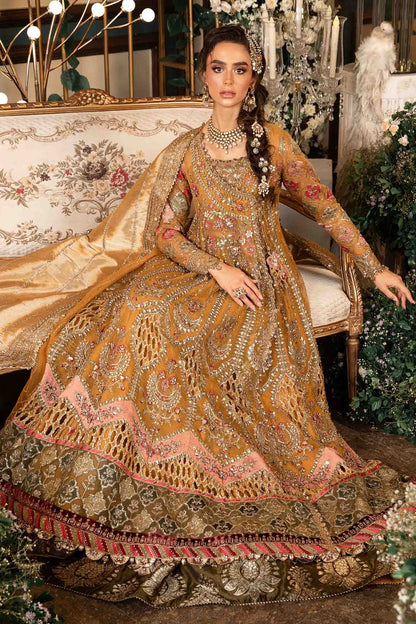 MARIA B__3 Piece Embroidered Organza Suit | BD-2907