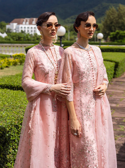 Zainab Chottani Embroidered Organza 3Pc Suit D-03 Roséa